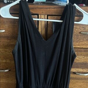Eileen Fisher black jumpsuit medium petite